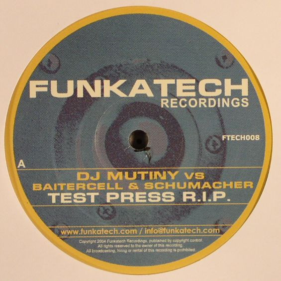 Test Press R.I.P. / Rowdy Time