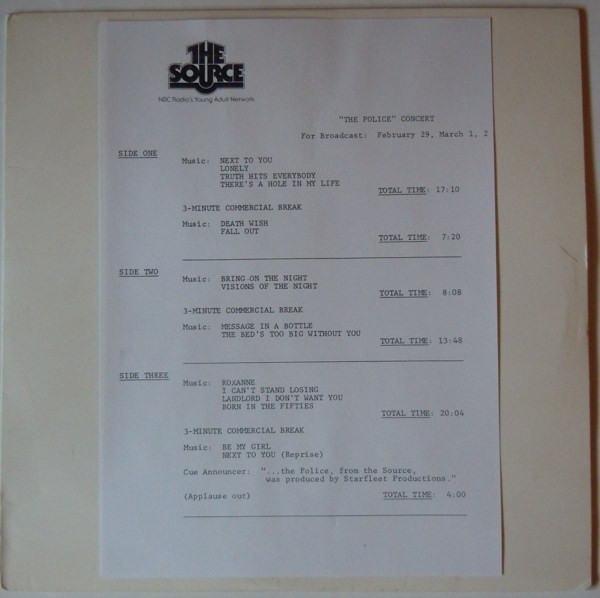 The Source: "The Police" Concert