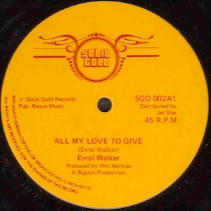 All My Love To Give / In These Times