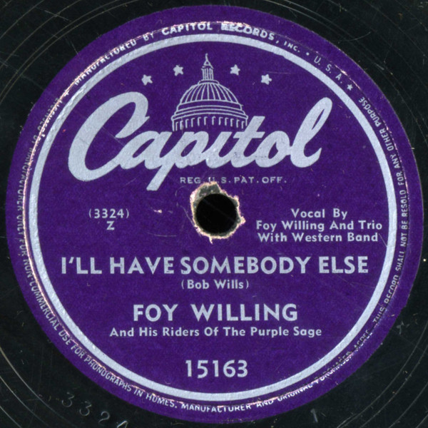 I'll Have Somebody Else / Sometime