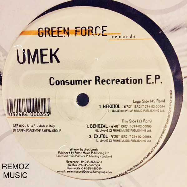 Consumer Recreation E.P.