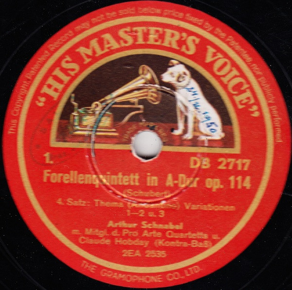 Forellenquintett In A-Dur Op. 114