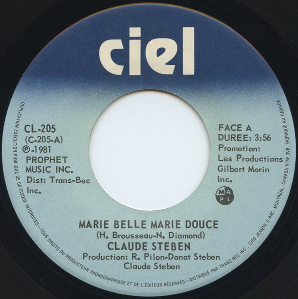 Marie Belle Marie Douce