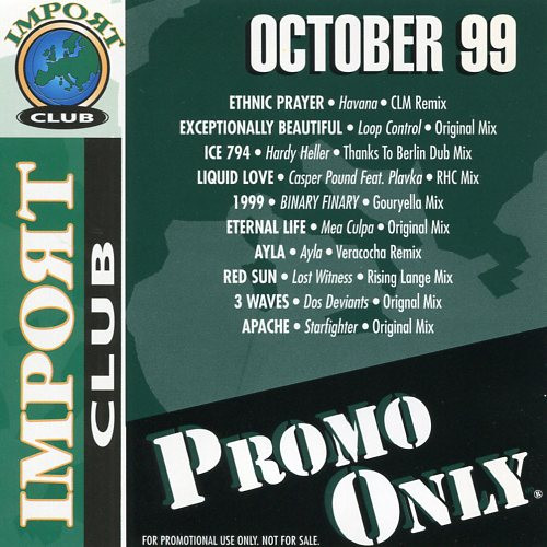 Promo Only Import Club October 99