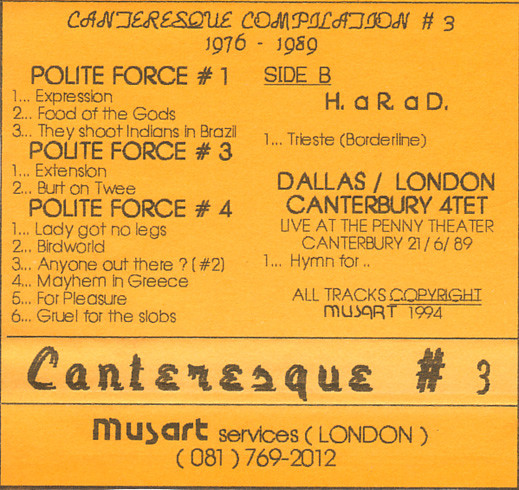 Canteresque Compilation #3