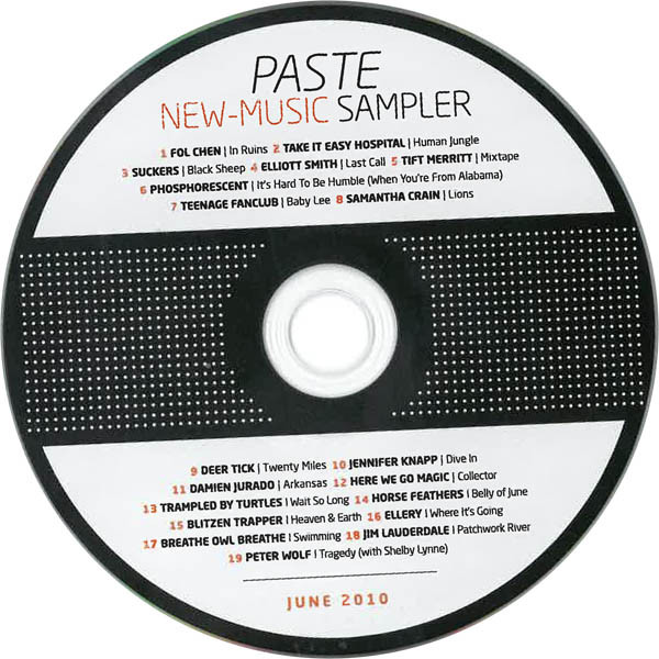 Paste Magazine New - Music Sampler June 2010 Issue 63