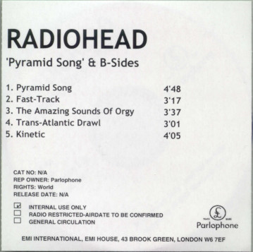 Pyramid Song & B-Sides