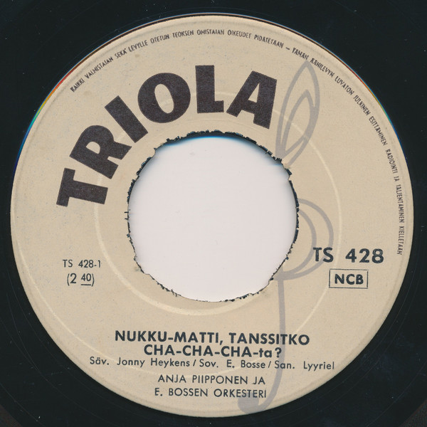 Nukku-Matti, Tanssitko Cha-Cha-Cha-ta?