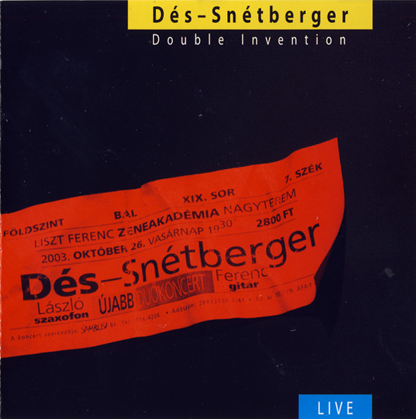 Double Invention - Live - Concert 2003