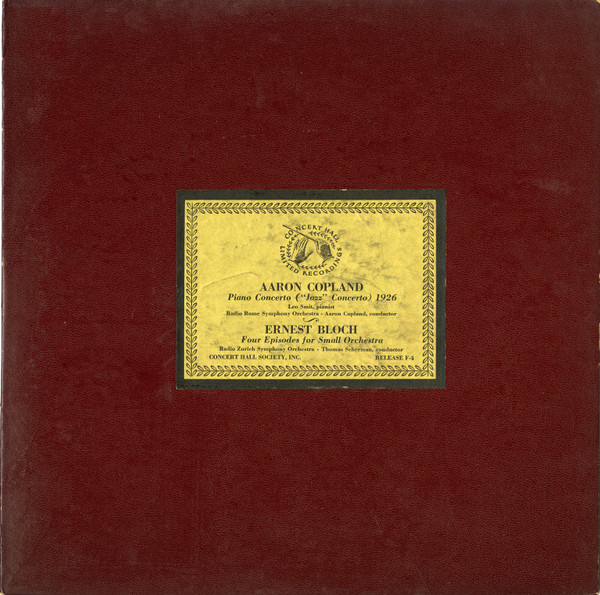 Piano Concerto ("Jazz" Concerto) 1926 / Four Episodes For Small Orchestra