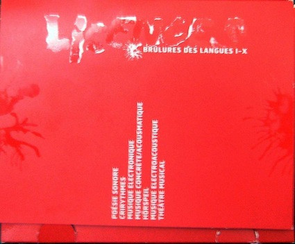 Brûlures Des Langues I-X 2000/2009
