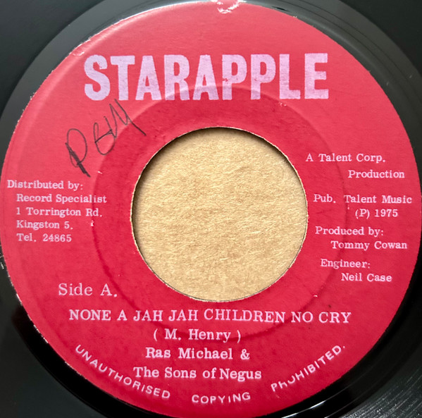 None A Jah Jah Children No Cry / Jahs Glory
