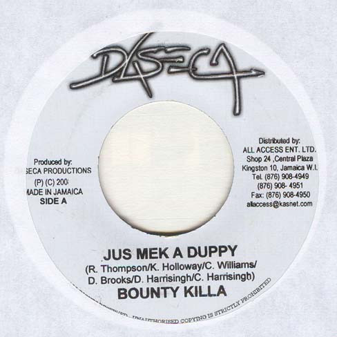 Jus Mek A Duppy