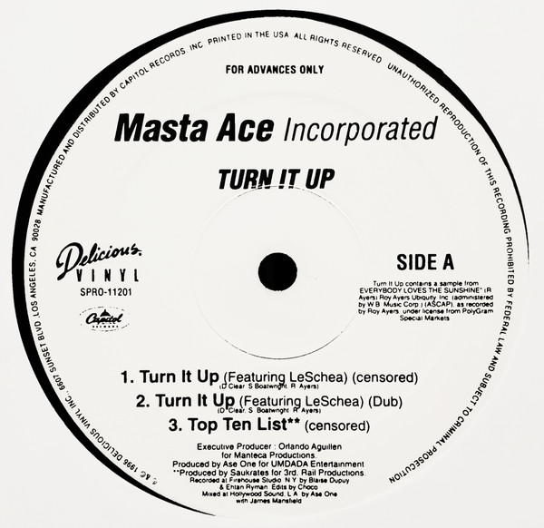 Turn It Up / Top Ten List