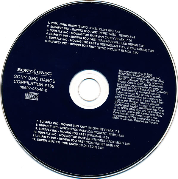 Sony BMG Dance Compilation #192