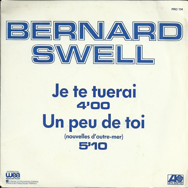 Je Te Tuerai / Un Peu De Toi