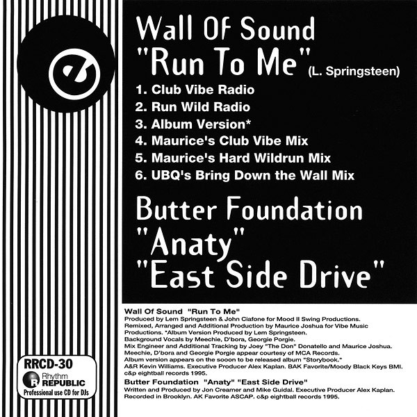 Run To Me / Anaty / East Side Drive