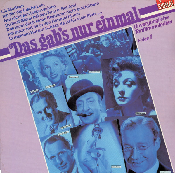 Das Gab's Nur Einmal. Unvergängliche Tonfilmmelodien. Folge 1