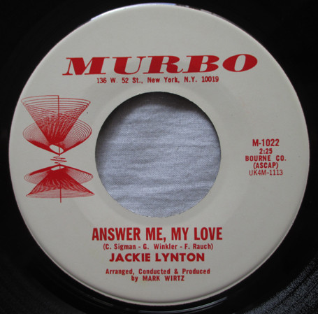 Answer Me, My Love