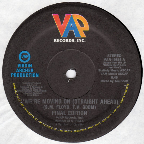 We're Moving On (Straight Ahead)