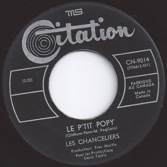 Le P'tit Popy / La Generation D'aujourd'hui