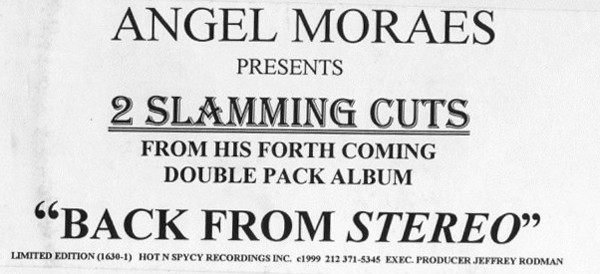 Back From The Stereo Sampler