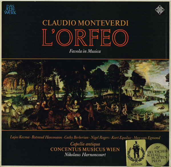 L'Orfeo. Favola In Musica