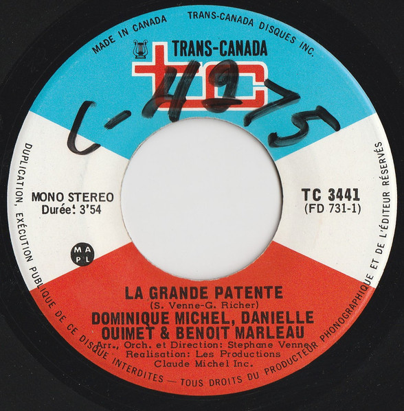 La Grande Patente / Je Drague