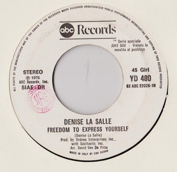 Freedom To Express Yourself / Theme From "Rocky" (Gonna Fly Now)