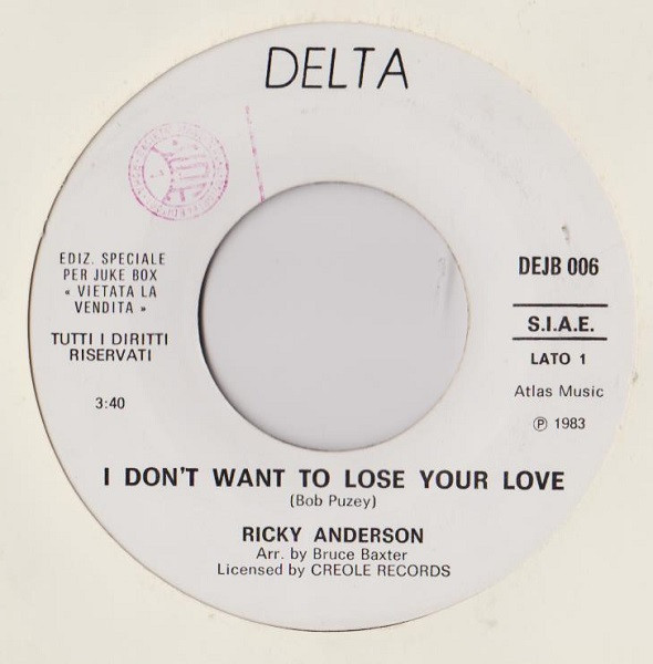 I Don't Want To Lose Your Love / Saint Valentine
