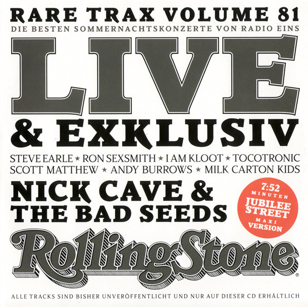 Rare Trax Volume 81 - Live & Exklusiv (Die Besten Sommernachtskonzerte Von Radio Eins)