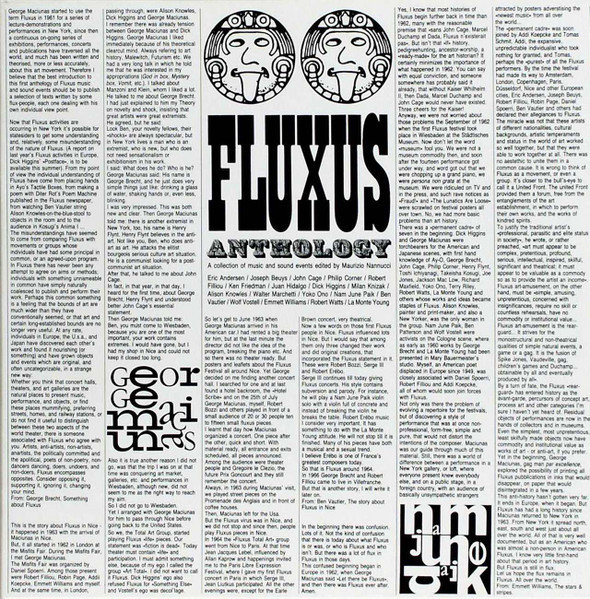 Fluxus Anthology