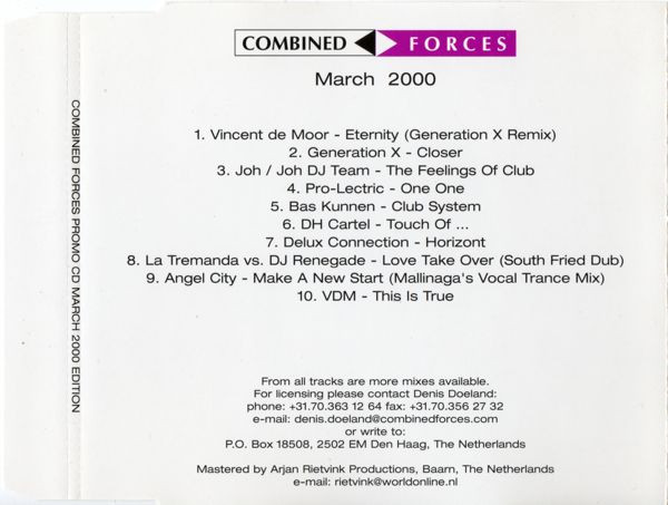 Combined Forces - March 2000