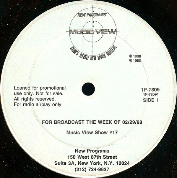Music View Show #17 & #18
