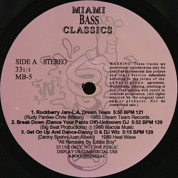 Miami Bass Classics Vol. 5