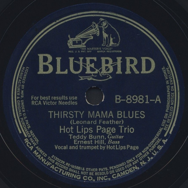 Thirsty Mama Blues / I'm On My Last Go-Round