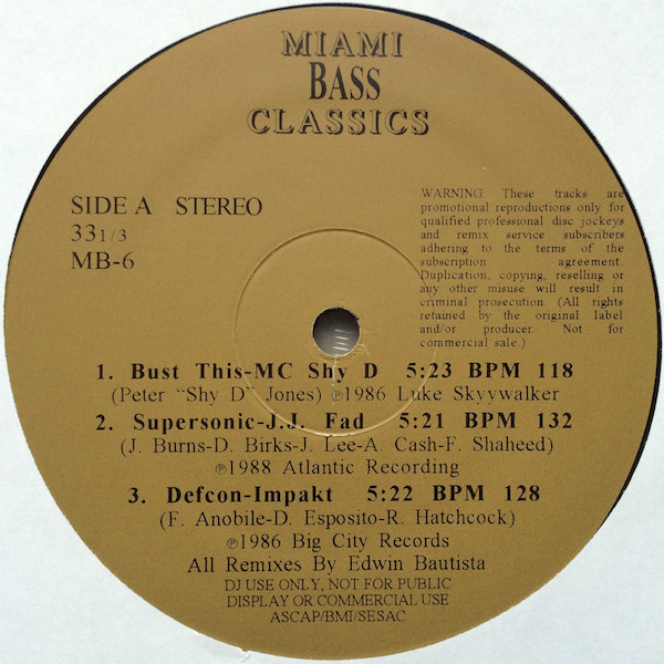 Miami Bass Classics Vol. 6