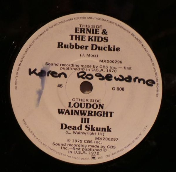 Rubber Duckie / Dead Skunk