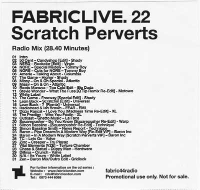 FabricLive. 22 (Radio Mix)