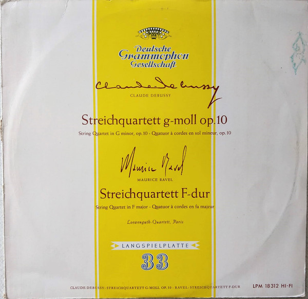 Streichquartett G-Moll Op. 10 / Streichquartett F-Dur