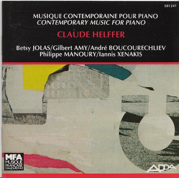 Musique Contemporaine Pour Piano = Contemporary Music For Piano