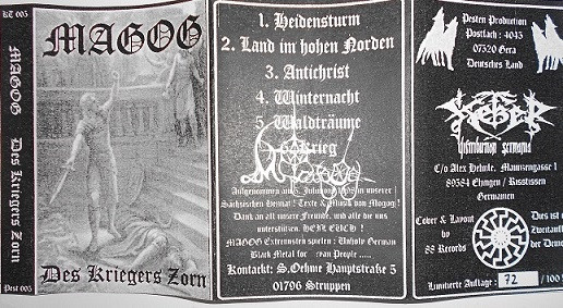 Des Kriegers Zorn
