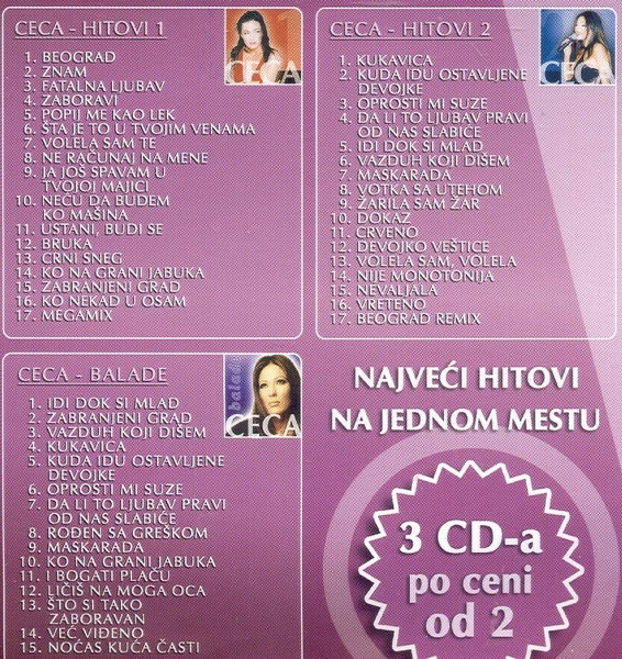 Hitovi 1, Hitovi 2, Balade