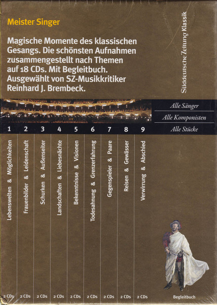 Meister Singer - Magische Momente Des Klassischen Gesangs. Die Schönsten Aufnahmen Zusammengestellt Nach Themen.