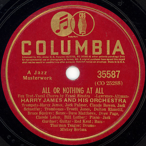 All Or Nothing At All / Flash