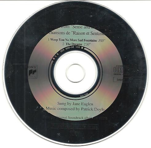 The Songs From Sense And Sensibility / Les Chansons De Raisons Et Sentiments