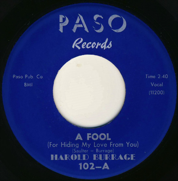 A Fool (For Hiding My Love From You) / Say You Love Me