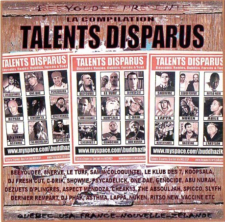 La Compilation Talents Disparus