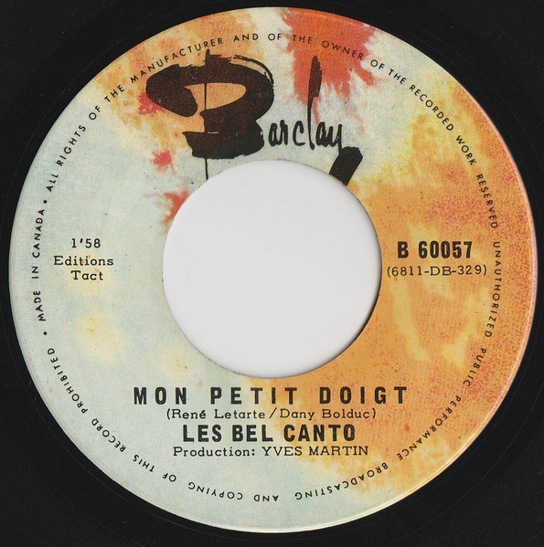 Mon Petit Doigt / Achete Un Billet