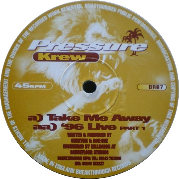 Take Me Away / '96 Live Part 1